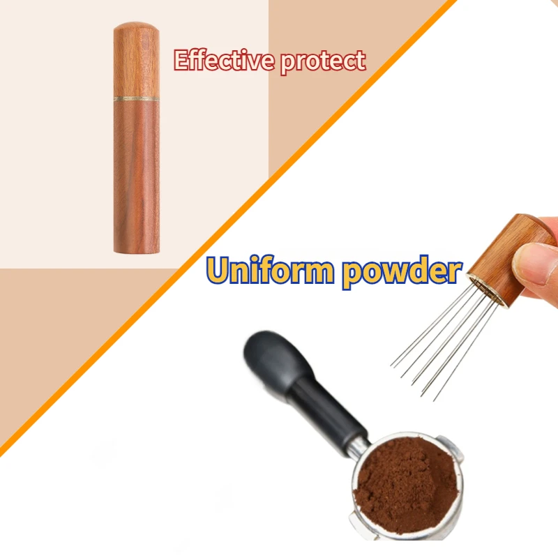 Stainless Steel Needle Coffee Powder Disperser Stirring Pine Powder Disperser Solid Wood Cloth Powder Needle Coffee Accessories
Stainless Steel Needle Coffee Powder Disperser Stirring Pine Powder Disperser Solid Wood Cloth Powder Needle Coffee Accessories