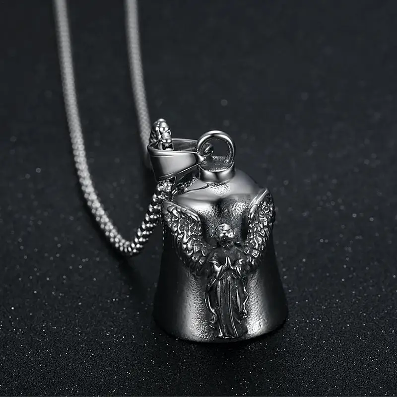 Motorcycles Guardian Bell Pendant Biker Style Rider Necklace Men Fashion Charm Finger Bell Pendant Rider For Key Chain For Luck
Motorcycles Guardian Bell Pendant Biker Style Rider Necklace Men Fashion Charm Finger Bell Pendant Rider For Key Chain For Luck