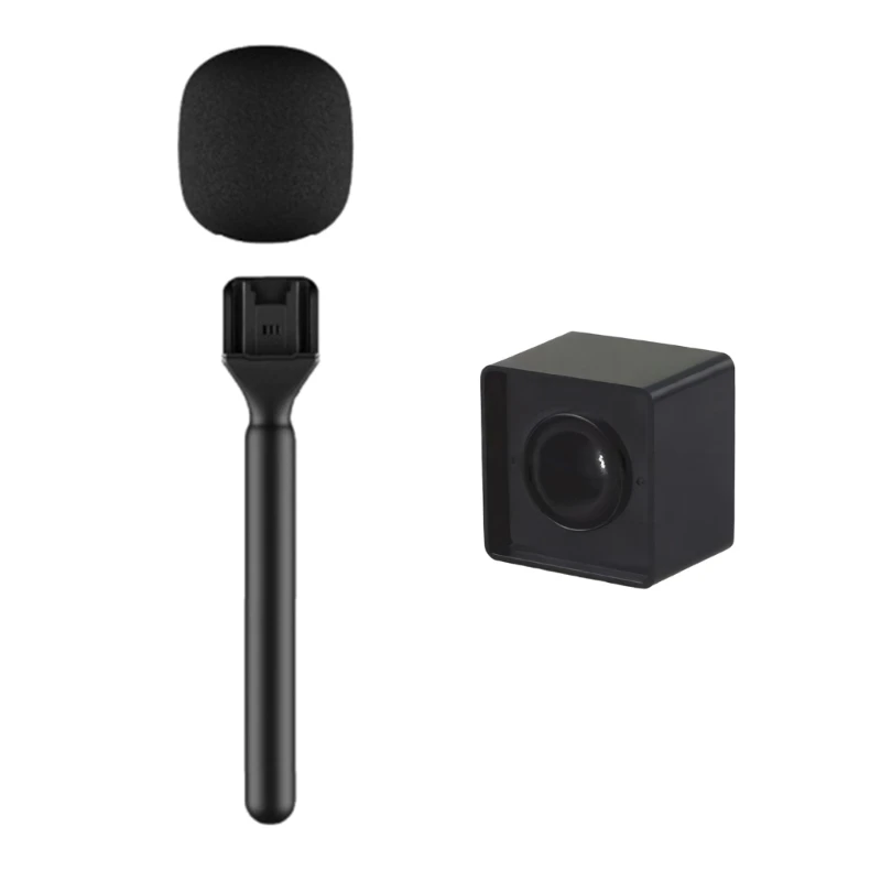 Professional Wireless Microphone Handle Grip Handheld Adapter & Windproof Sponge Cover Square Label Block for Mic
Professional Wireless Microphone Handle Grip Handheld Adapter & Windproof Sponge Cover Square Label Block for Mic