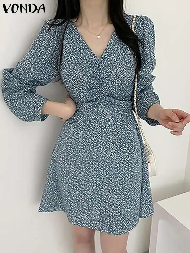 Women Fashion Dress 2023 VONDA Fashion Long Sleeve Elegant Printed Mini Dress Bohemian Beach Tops Casual Loose Vestidos Baggy
Women Fashion Dress 2023 VONDA Fashion Long Sleeve Elegant Printed Mini Dress Bohemian Beach Tops Casual Loose Vestidos Baggy