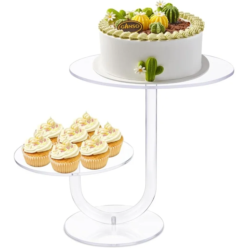 2 Tier Clear Cake Stand Acrylic Cupcake Display Holder for Weddings, Birthdays, Anniversaries, Afternoon Tea Parties Décor
2 Tier Clear Cake Stand Acrylic Cupcake Display Holder for Weddings, Birthdays, Anniversaries, Afternoon Tea Parties Décor