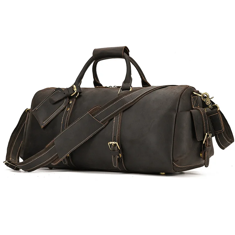 Luxury Genuine Leather Men Women Travel Big Handbag Cow Leather Carry On Luggage Bag Shoulder Bag Male Female Weekend Duffle Bag
Luxury Genuine Leather Men Women Travel Big Handbag Cow Leather Carry On Luggage Bag Shoulder Bag Male Female Weekend Duffle Bag