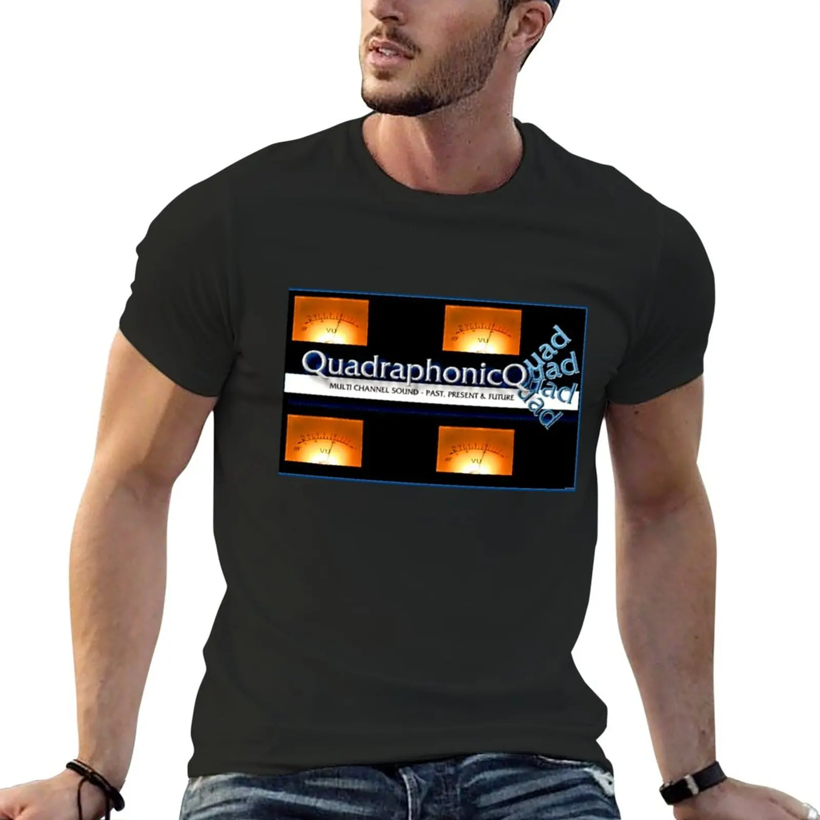 New Quadraphonic Quad Forum Shirt with yellow VU meters T-Shirt plus size t shirts summer tops korean fashion men clothings
New Quadraphonic Quad Forum Shirt with yellow VU meters T-Shirt plus size t shirts summer tops korean fashion men clothings