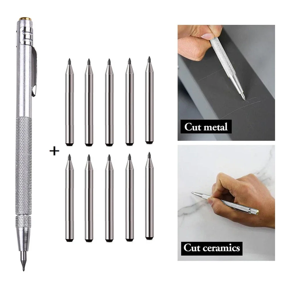 Tungsten Carbide Tip Scriber Engraving Pen Sets For Engraving Metal Sheet Stainless Steel Ceramic Glass Scribing Hand Tools
Tungsten Carbide Tip Scriber Engraving Pen Sets For Engraving Metal Sheet Stainless Steel Ceramic Glass Scribing Hand Tools