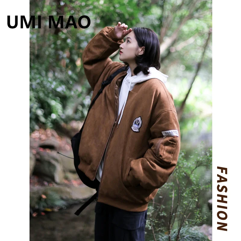 UMI MAO Suede Down Jacket Lovers 80 White Duck Down Baseball With Thick Warm Down Cotton Padded Coat For Men Women
UMI MAO Suede Down Jacket Lovers 80 White Duck Down Baseball With Thick Warm Down Cotton Padded Coat For Men Women