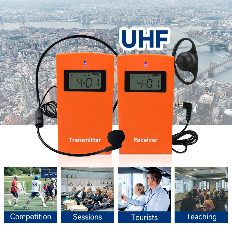 RICH AGE FM Audio Wireless Tour Guide System 1 Transmitter Plus 1 Radio Receivers For Travelling Church Museum Umrah Hajj
RICH AGE FM Audio Wireless Tour Guide System 1 Transmitter Plus 1 Radio Receivers For Travelling Church Museum Umrah Hajj