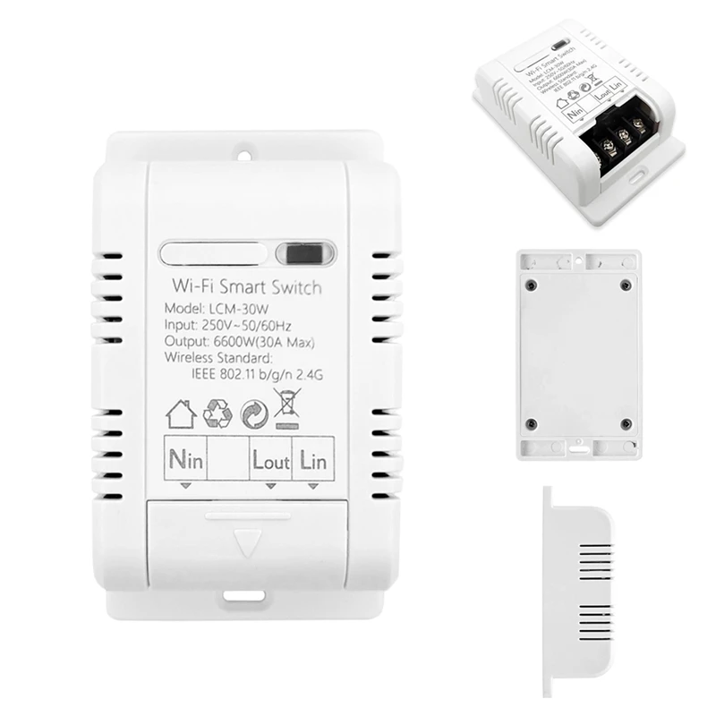 

Tuya WIFI Smart Circuit Breaker With Power Monitor Smart Life APP Timer Remote Control Wireless Intelligent Switch