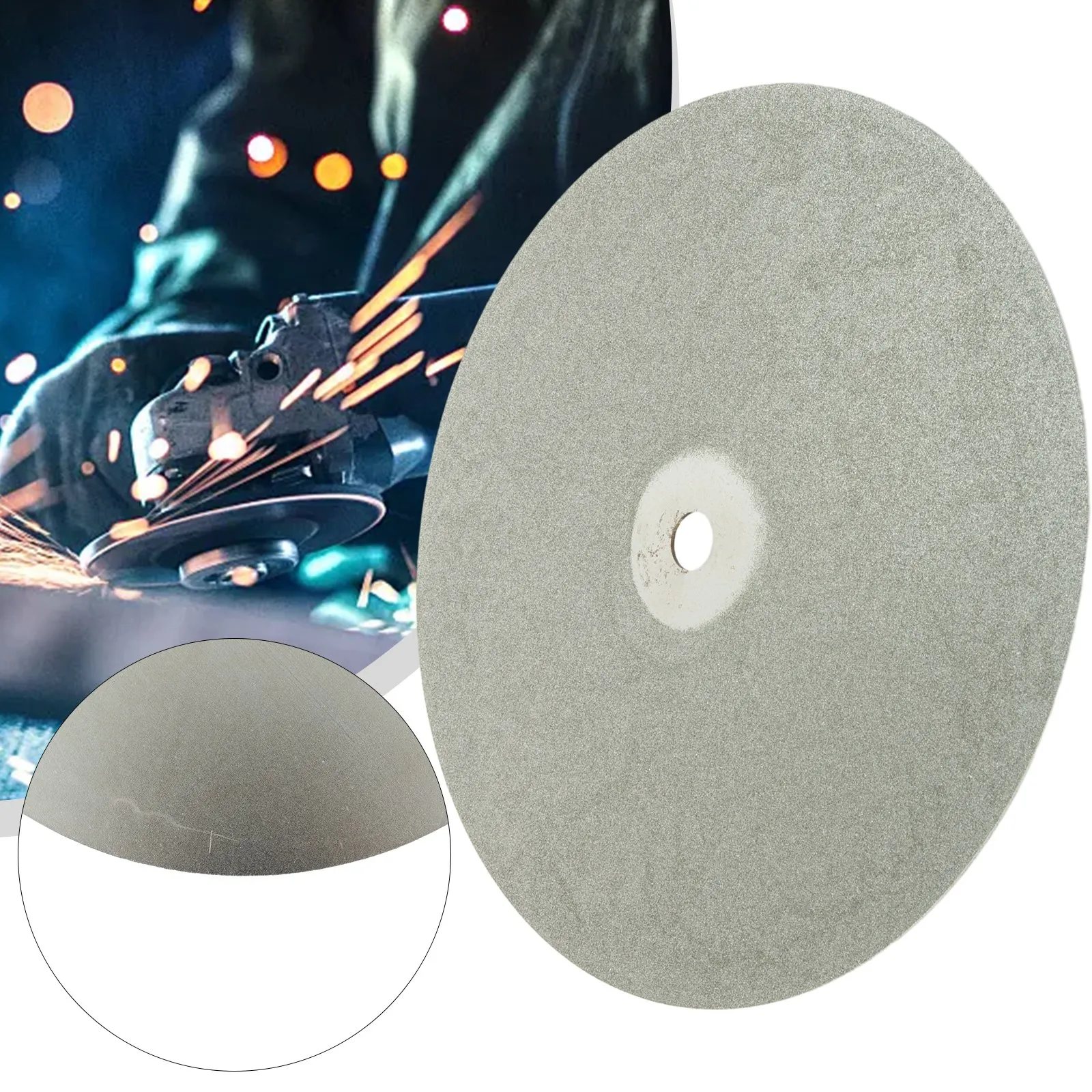 1pcs 8inch 200mm Diamond Coated Lapping Disc Suitable To Grinding Gemstone Jewelry Glass Rock Carving Power Tool Accessories
1pcs 8inch 200mm Diamond Coated Lapping Disc Suitable To Grinding Gemstone Jewelry Glass Rock Carving Power Tool Accessories
