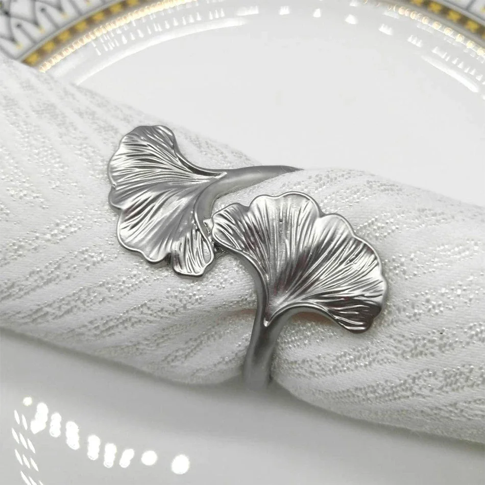 12PCS Creative Rose Gold Napkin Buckle,Ginkgo Leaf Metal Napkin Ring , for Home Dinning Wedding Party Hotel Table Decoration
12PCS Creative Rose Gold Napkin Buckle,Ginkgo Leaf Metal Napkin Ring , for Home Dinning Wedding Party Hotel Table Decoration