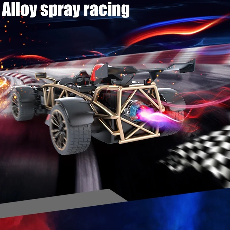 1: 12 Drift High Speed Racing Electric Sound Light Spray Alloy Car Flame Racing King Children's Toy Remote Control Car
1: 12 Drift High Speed Racing Electric Sound Light Spray Alloy Car Flame Racing King Children's Toy Remote Control Car