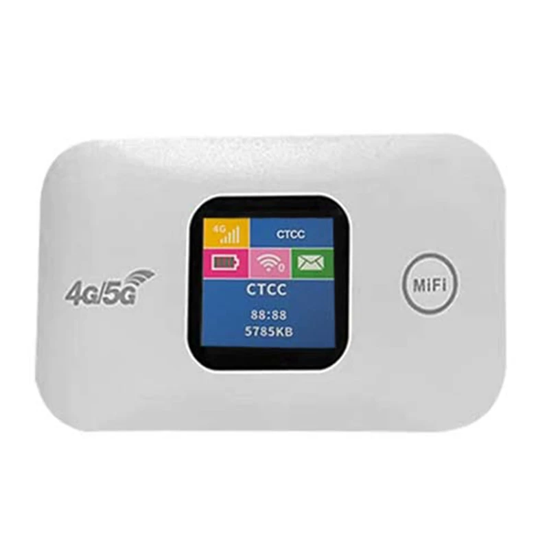 

1 шт. Портативный 4G Wi-Fi роутер Mifi 150 Мбит/с Автомобильный Мобильный Wi-Fi беспроводной Hotspot цветной экран со слотом для Sim-карты Поддержка 10 пользователей