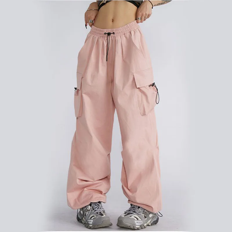 Zoki Hip Hop Streetwear Cargo Pants Women Loose Big Pockets Ins Tide Wide Leg Trousers Y2K Fashion All Match Jogging Sweatpants
Zoki Hip Hop Streetwear Cargo Pants Women Loose Big Pockets Ins Tide Wide Leg Trousers Y2K Fashion All Match Jogging Sweatpants