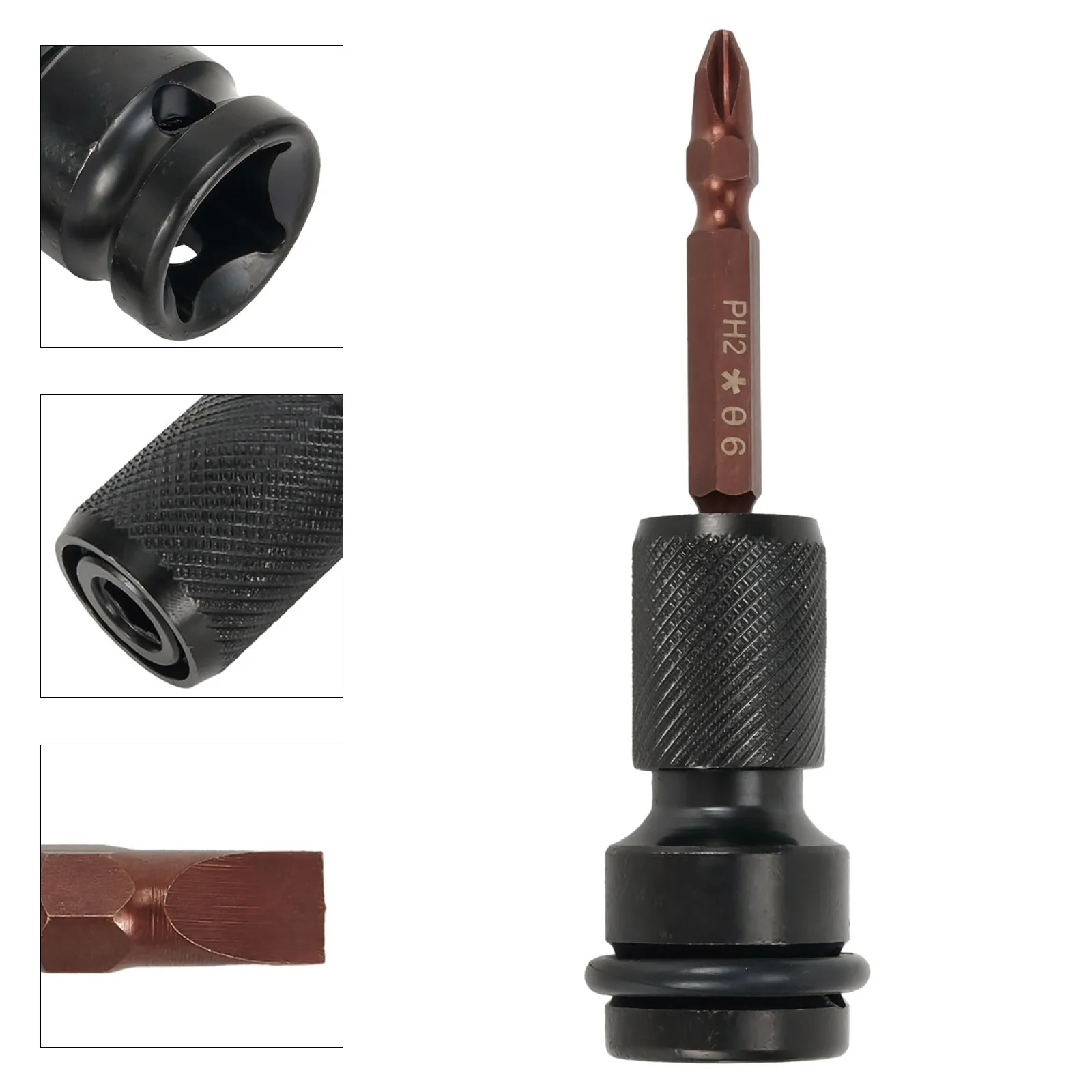 1/2 Square Drive To 1/4 Hex Shank Socket Converter Adapter With Screwdriver Bit Adapter Spanner Drive Converter Quick Release
1/2 Square Drive To 1/4 Hex Shank Socket Converter Adapter With Screwdriver Bit Adapter Spanner Drive Converter Quick Release