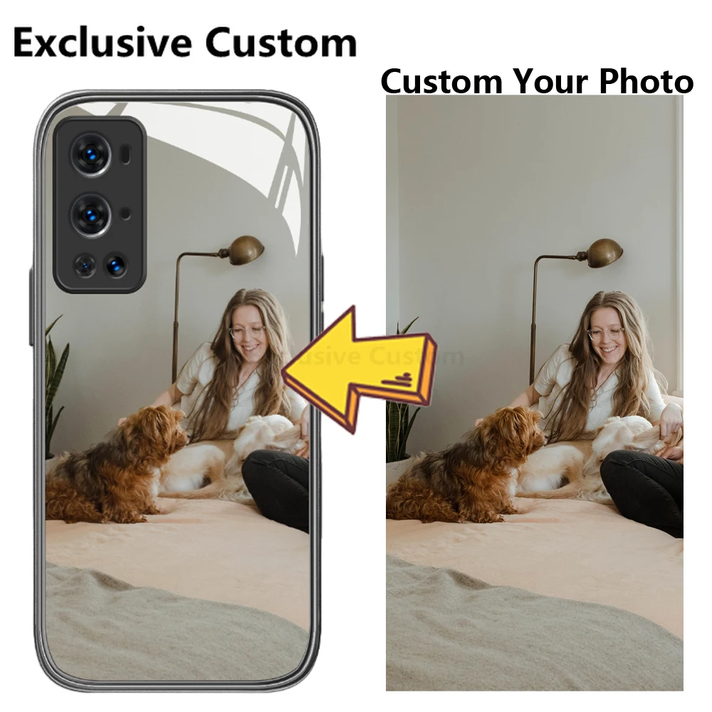 

Exclusive Custom Personalized Glass Phone Case NEW for OnePlus 10 9 7T 6T 8T NORD CE2 5G DIY Cover Customized Design Name Photo