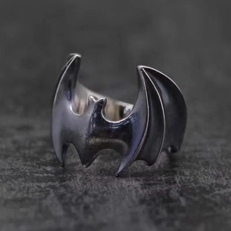 925 Sterling Silver Bat Rings Christmas Gift for Men Women Jewelry Fashion Charms Accessories Retro Adjustable Opening
925 Sterling Silver Bat Rings Christmas Gift for Men Women Jewelry Fashion Charms Accessories Retro Adjustable Opening