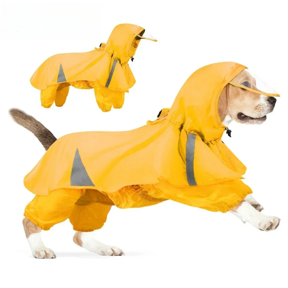 

Одежда для маленьких собак съемный плюшевый Средний светоотражающий дождевик Corgi Storm PU куртка новый водонепроницаемый питомец