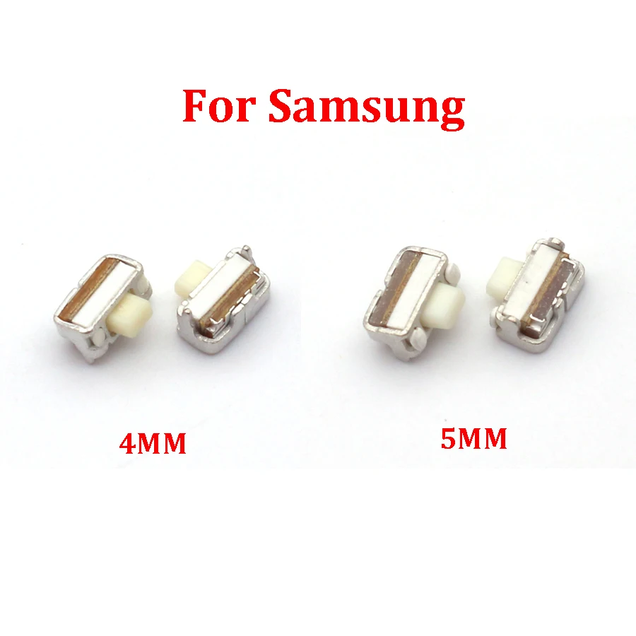 

50-100pcs 4mm 5mm Power Switch Connector For Samsung S4 S3 Note 2 I9300 i9500 J700 G530 J320 J500 G531 J1 J2 J5 J7 Volume Button