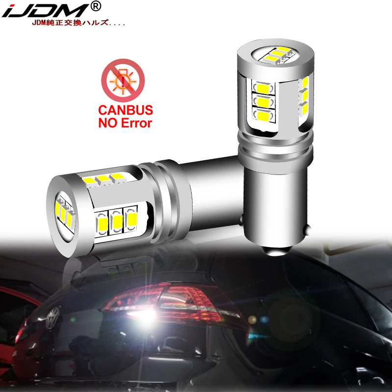 

iJDM Xenon Error Free White Bay9s H21W 64136 LED Bulbs for Volkswagen VW Golf MK7 GTD GTI R TSI LED Backup Reverse Lights 12-24V
