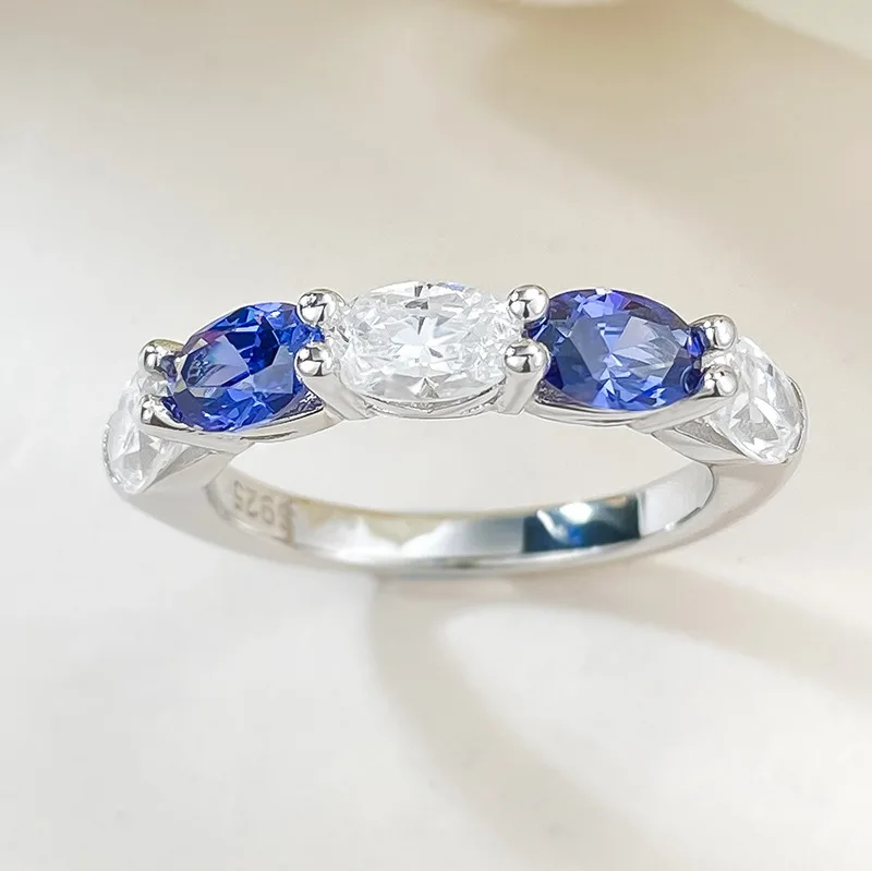 S925 Серебряное кольцо овальной формы 4*6 белый бриллиант цветной танзанийский синий парный бриллиант кольцо
S925 Серебряное кольцо овальной формы 4*6 белый бриллиант цветной танзанийский синий парный бриллиант кольцо