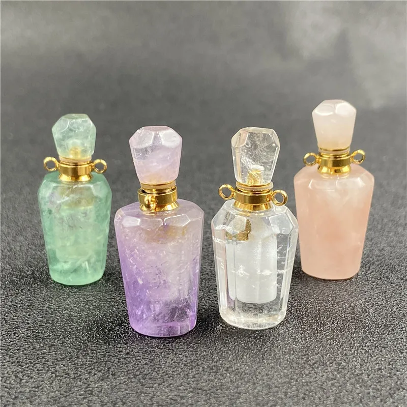 Natural Healing Reiki Mineral Amethyst Stone Necklaces For Women Man Lovers Geometric Semi-gem Aromatherapy Oil Bottle Choker
Natural Healing Reiki Mineral Amethyst Stone Necklaces For Women Man Lovers Geometric Semi-gem Aromatherapy Oil Bottle Choker