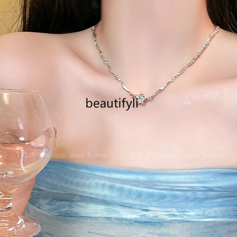 Niche Temperament Star Zircon Necklace Women's New High-Grade INS Versatile Exquisite Clavicle Necklace
Niche Temperament Star Zircon Necklace Women's New High-Grade INS Versatile Exquisite Clavicle Necklace