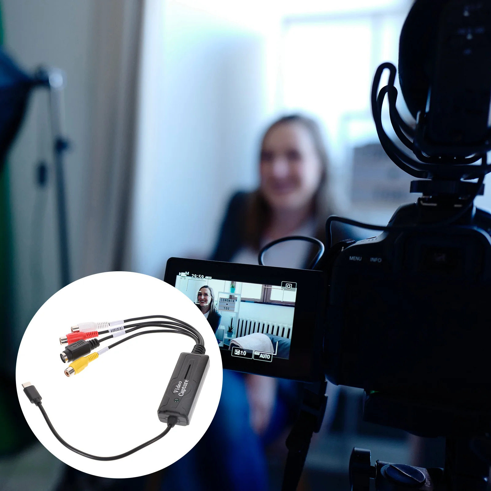 Карта видеосъемки Av для телефона, портативное устройство для прямой трансляции, резиновые игровые карты