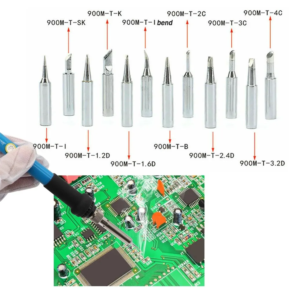 5Pcs 900M-T Solder Iron Station Tool Sharp-Soldering Iron Head Set Inside Hot Bare Electric Soldering Iron Tip Solder Tools
5Pcs 900M-T Solder Iron Station Tool Sharp-Soldering Iron Head Set Inside Hot Bare Electric Soldering Iron Tip Solder Tools