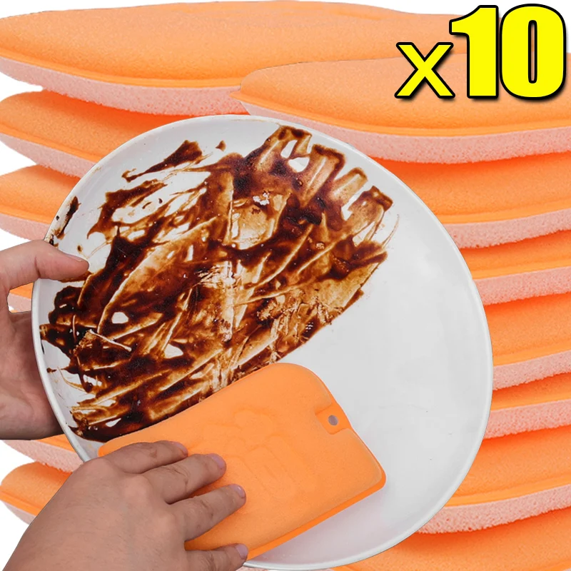 1/10PCS Thickened Dishwashing Sponge Double Side Reusable Cleaning Cloth Kitchen Absorbent Scouring Pad Household Cleaning Tools
1/10PCS Thickened Dishwashing Sponge Double Side Reusable Cleaning Cloth Kitchen Absorbent Scouring Pad Household Cleaning Tools