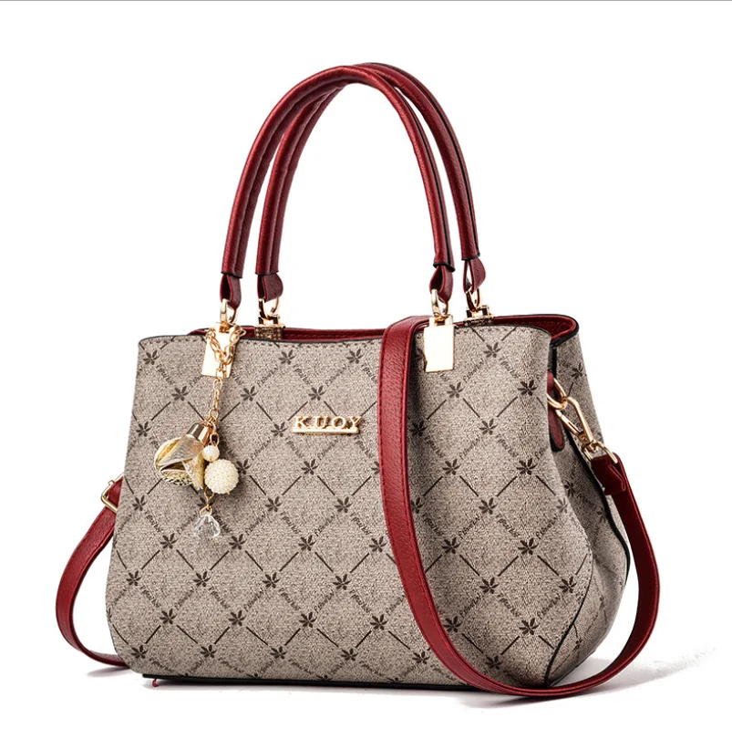 

2021 Роскошные брендовые большие сумки для мам, дамская сумочка, модная женская сумка с принтом, женская сумка-мессенджер на одно плечо, трендовая Сумка-тоут