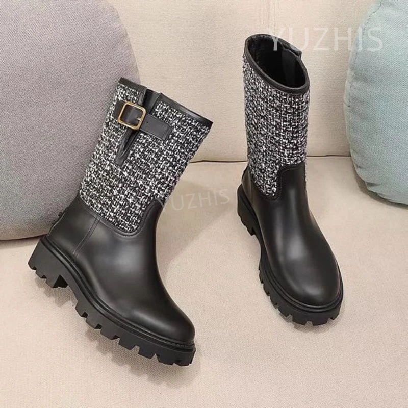 Spring Autumn Belt Buckle Western Cowboy Boots Women Natural Leather Mid Calf Boots Round Toe Slip On Knight Motocycle Boots
Spring Autumn Belt Buckle Western Cowboy Boots Women Natural Leather Mid Calf Boots Round Toe Slip On Knight Motocycle Boots