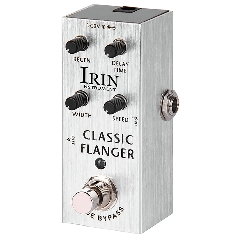 IRIN Guitar Flanger Effector Chorus Professional Single Block Small Effector 9.2X4.6X4.3Cm
IRIN Guitar Flanger Effector Chorus Professional Single Block Small Effector 9.2X4.6X4.3Cm