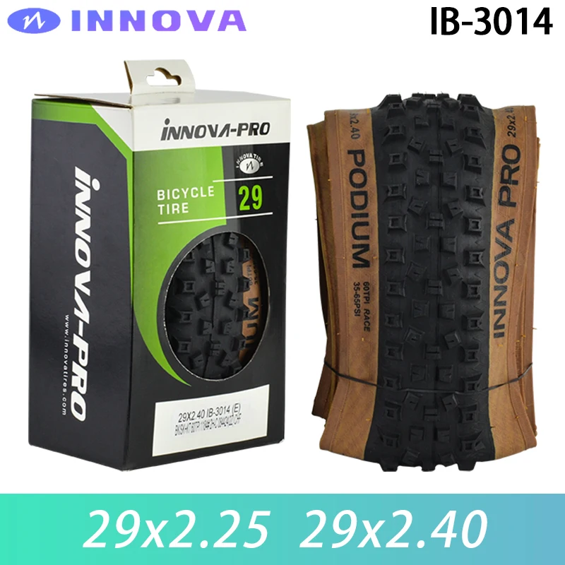 

INNOVA IB-3014 29x2.25 29x2.40 Bike Brown Edge Folding Tire for Downhill MTB Off-road Road Gravel Bicycle Tires Cycling Parts
