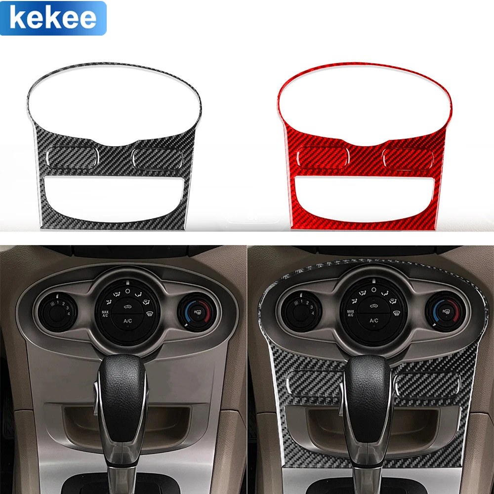 Панель управления переменного тока для Ford Fiesta 2011-2019, наклейки из натурального углеродного волокна, аксессуары для литья салона автомобиля
Панель управления переменного тока для Ford Fiesta 2011-2019, наклейки из натурального углеродного волокна, аксессуары для литья салона автомобиля