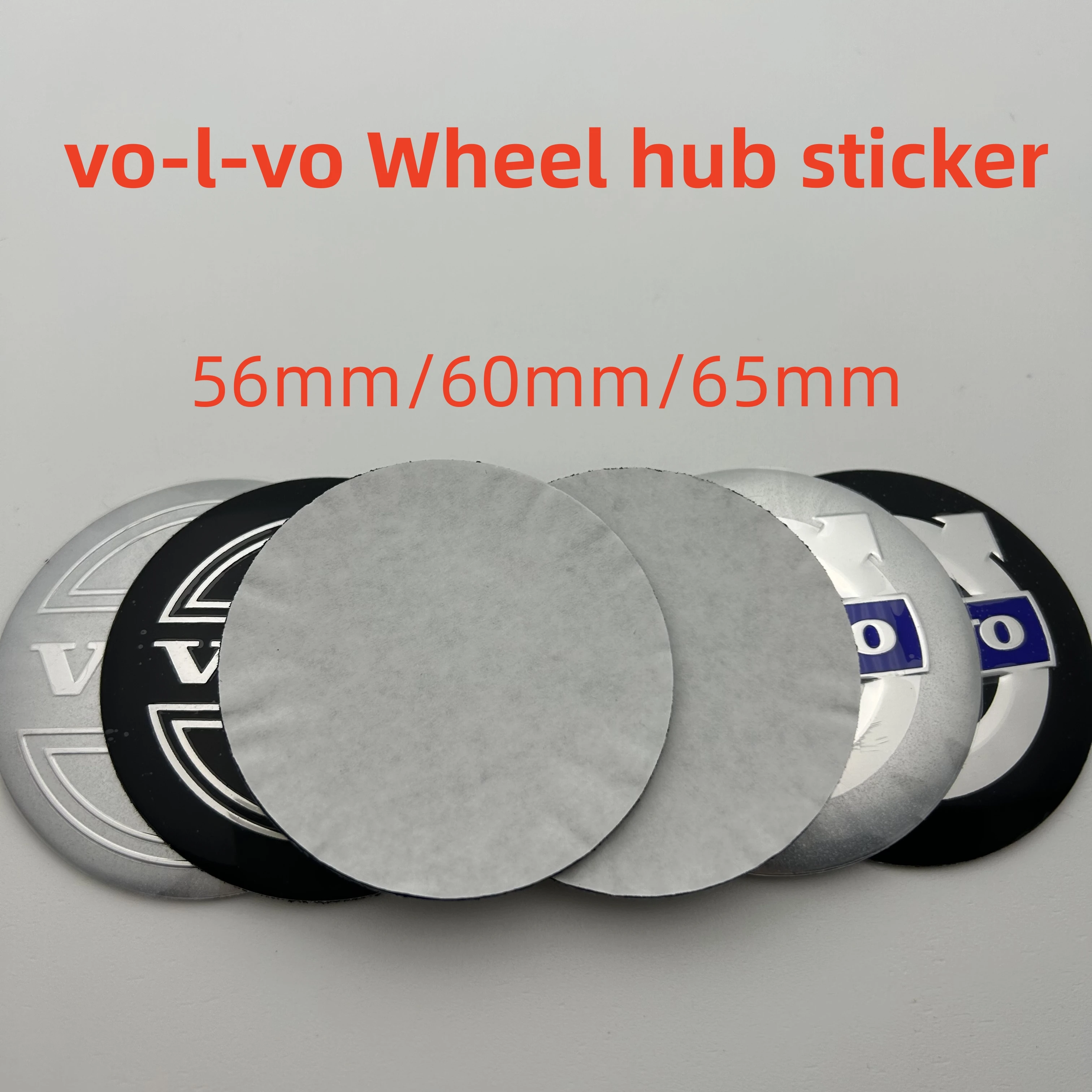 

4Pcs 56mm 60mm 65mm Hub Center Cover Wheel Car Sticker Emblem xc60 v60 s60 v40 s80 c30 xc40 xc70 Styling Accessories