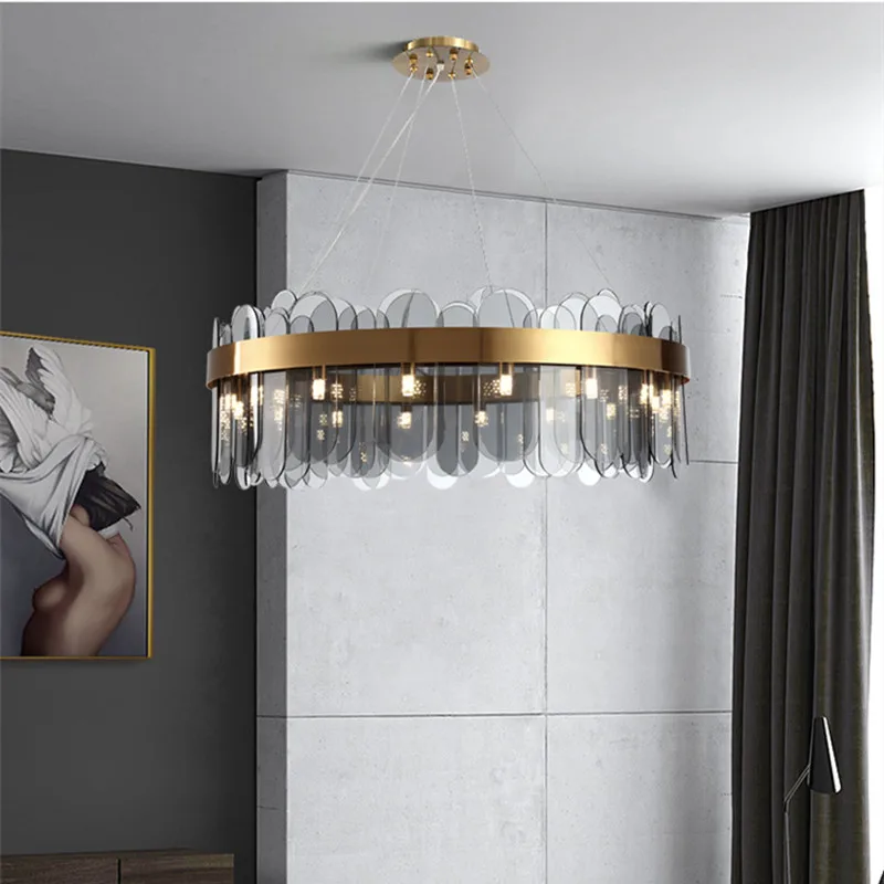 Nordic Postmodern LED Glass Chandelier Living Atmospheric Pendan Light Luxury Lamps Bedroom Hotel Shop Restaurant Bar Chandelie
Nordic Postmodern LED Glass Chandelier Living Atmospheric Pendan Light Luxury Lamps Bedroom Hotel Shop Restaurant Bar Chandelie