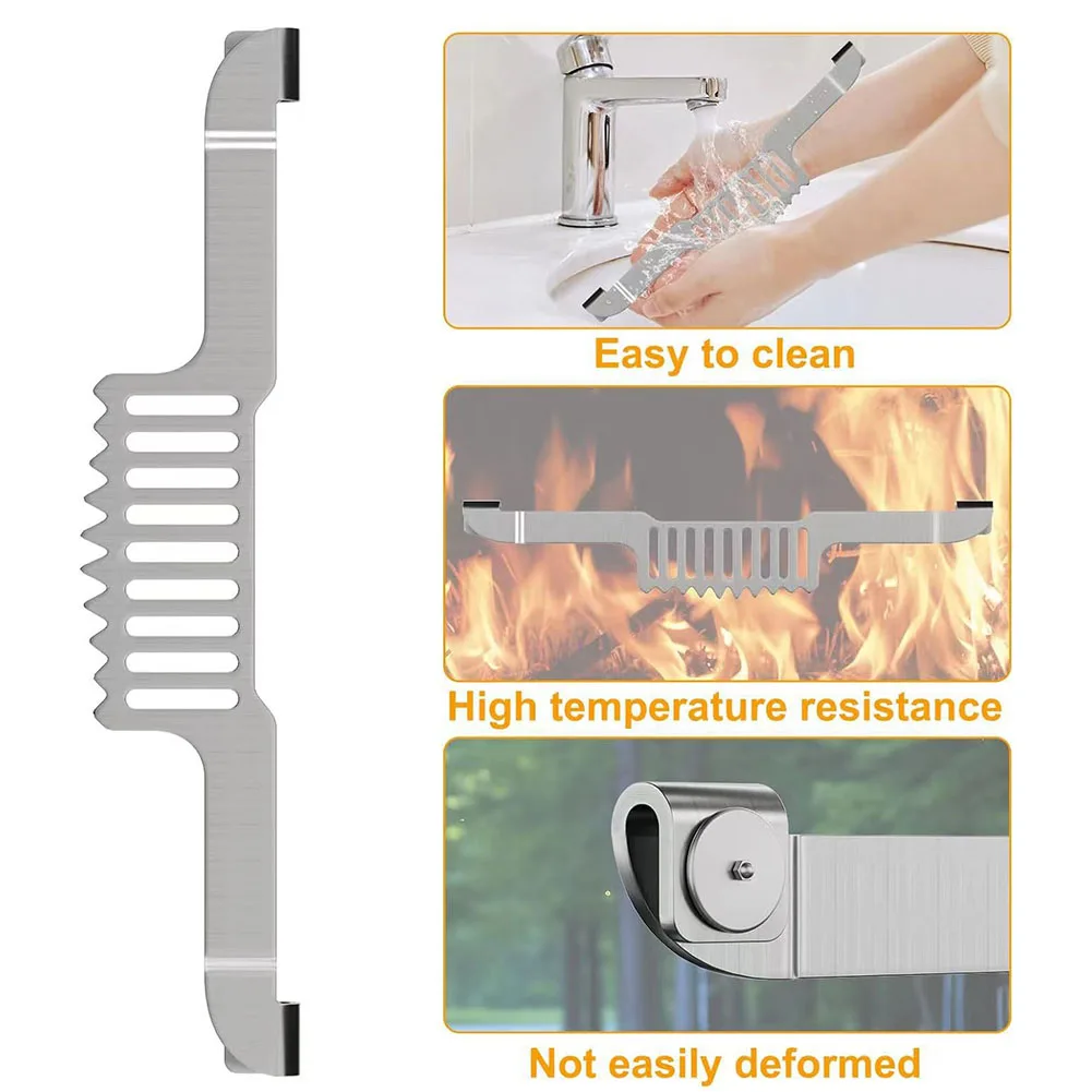 1pc Frying Pan Spatula Holder Keep Your Barbecue Tools Organized With This Grill Stainless Steel BBQ Accessories
1pc Frying Pan Spatula Holder Keep Your Barbecue Tools Organized With This Grill Stainless Steel BBQ Accessories