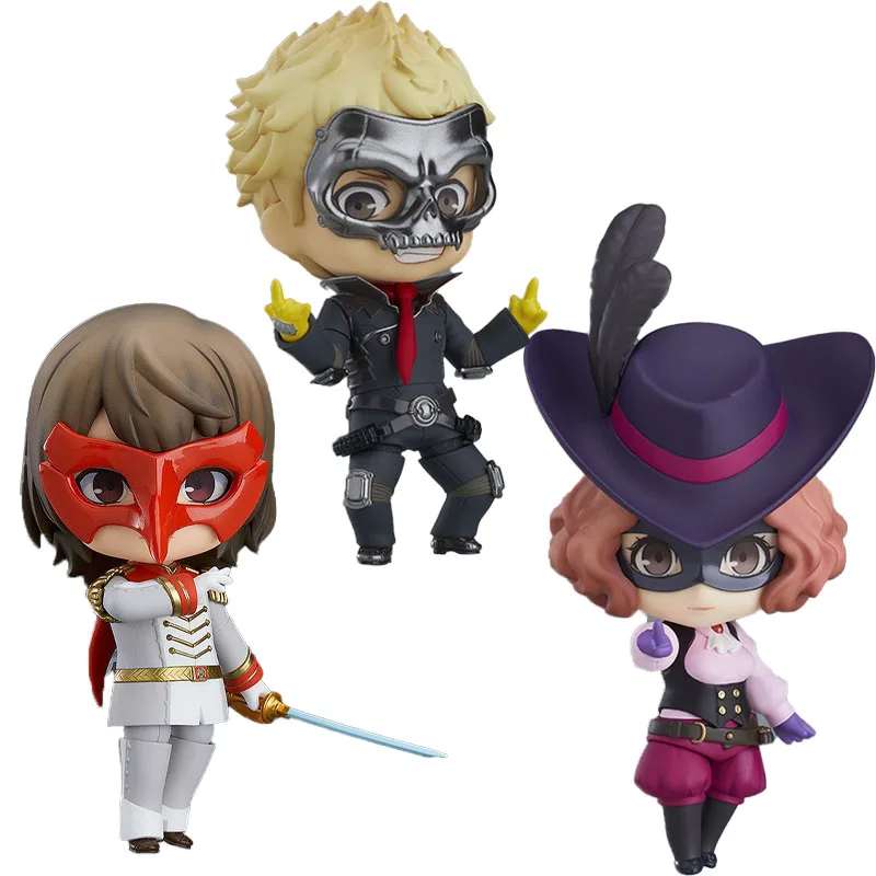 

Original GSC Good Smile NENDOROID 1189 Gorou Akechi 1210 Okumura Haru 1162 Sakamoto Ryuuji Persona 5 Action Anime Figure Model