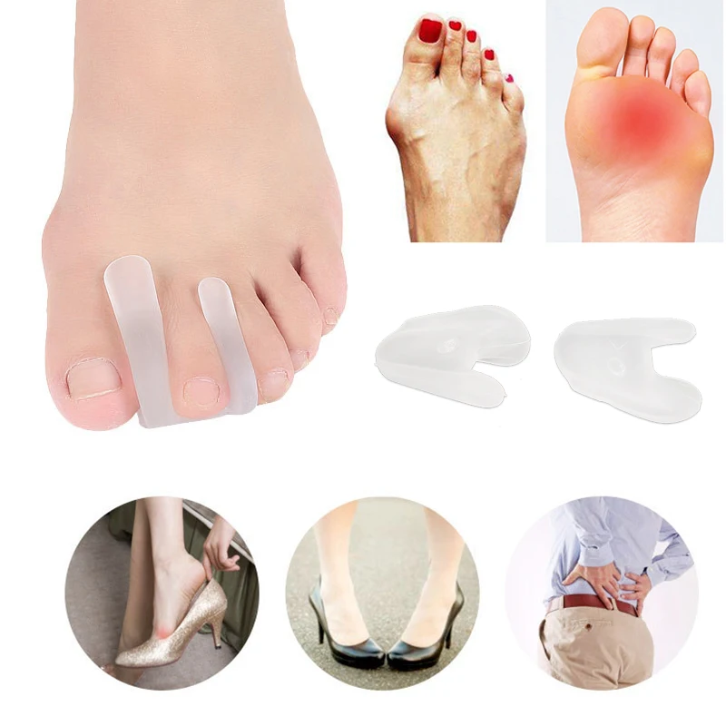 2pcs Soft Transparent A-shaped Toe Separator Thumb Bunion Overlapping Toes Correcttor Pain Relief Silicone Foot Care Tool
2pcs Soft Transparent A-shaped Toe Separator Thumb Bunion Overlapping Toes Correcttor Pain Relief Silicone Foot Care Tool