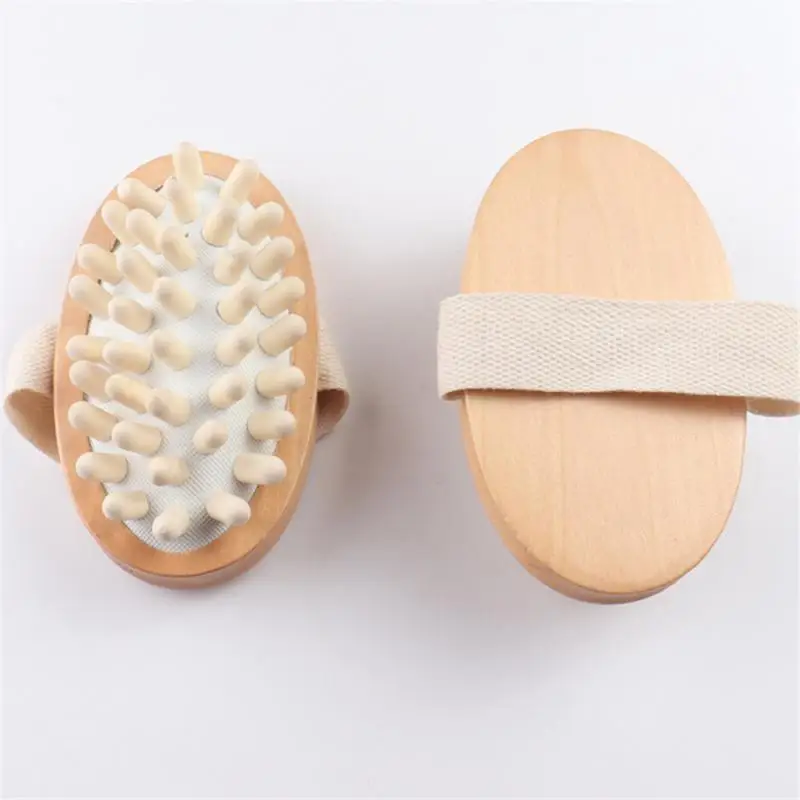 

Body Anti Cellulite Brush Soothing Wooden Essential Oil Spa Air Cushion Massage Hair Comb Scalp Massage Brush Dead Skin Remover