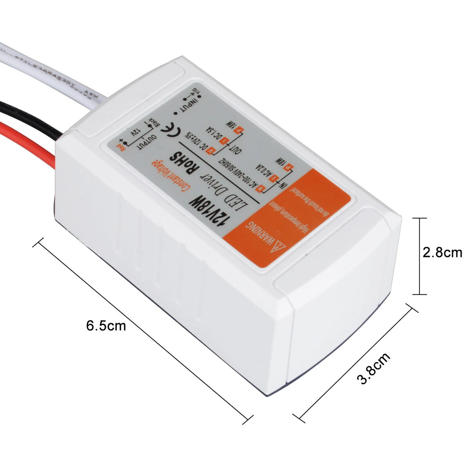 AC 120V/240V to DC 12V 18W LED Driver Adapter Transformer Power Supply For LED Strip Light Home Converter
AC 120V/240V to DC 12V 18W LED Driver Adapter Transformer Power Supply For LED Strip Light Home Converter