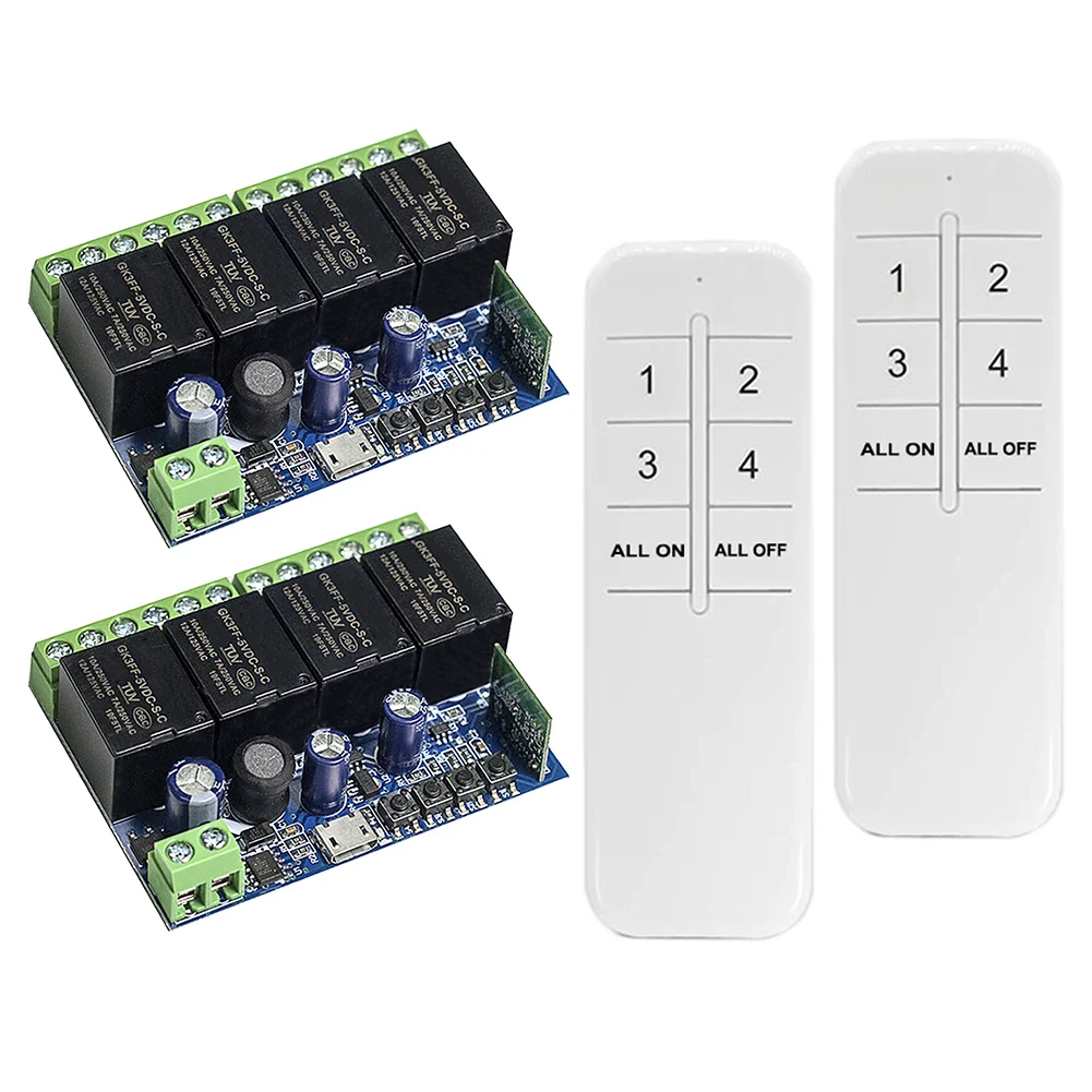 Wireless Remote Control WIFI Smart Switch Module Smart Life Remote Control Timer Four-way Inching Self-locking Breaker Switch
Wireless Remote Control WIFI Smart Switch Module Smart Life Remote Control Timer Four-way Inching Self-locking Breaker Switch