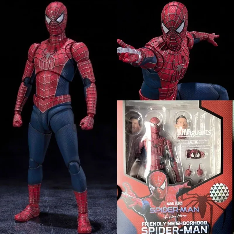 Shf Фигурка Человека-паука «No Way Home», Аниме Фигурка Человека-паука 3,0, персонаж фильма тобей Магуайр, периферическая статуя, ПВХ Модель, коллекционная игрушка, подарок
Shf Фигурка Человека-паука «No Way Home», Аниме Фигурка Человека-паука 3,0, персонаж фильма тобей Магуайр, периферическая статуя, ПВХ Модель, коллекционная игрушка, подарок