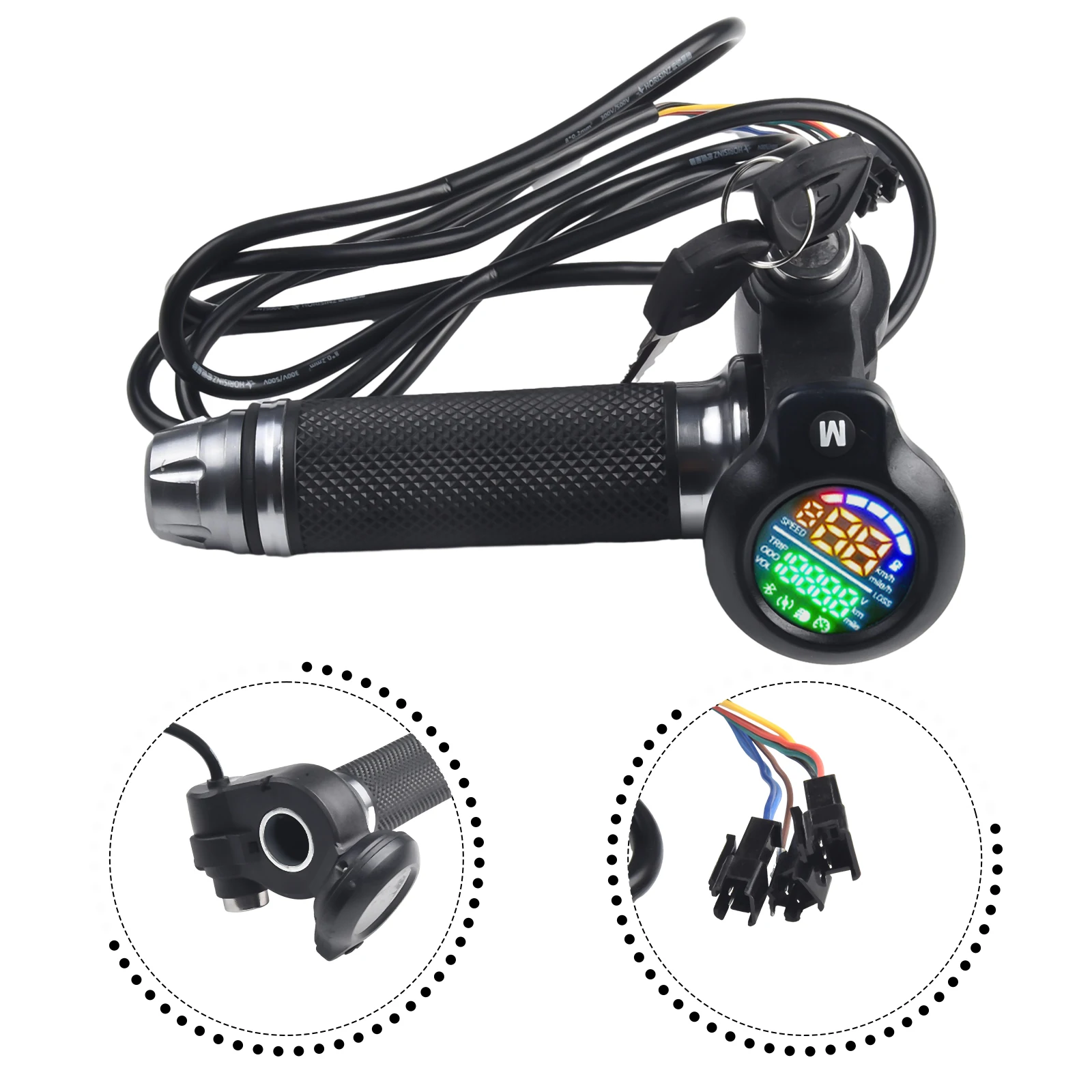 Bicycle Display Turn Handle Instrument Turn Handle Lithium Electric Vehicle Scooter Folding Car LCD Screen Display Cycling
Bicycle Display Turn Handle Instrument Turn Handle Lithium Electric Vehicle Scooter Folding Car LCD Screen Display Cycling