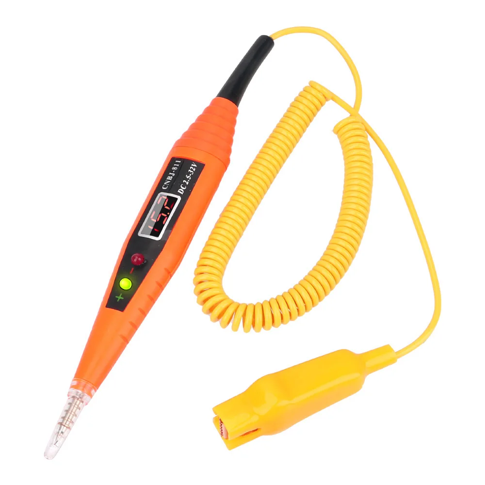 Electrical Diagnostic Tool Detector 2.5-32V Digital Display Car Electrical Circuit Test Pen
Electrical Diagnostic Tool Detector 2.5-32V Digital Display Car Electrical Circuit Test Pen