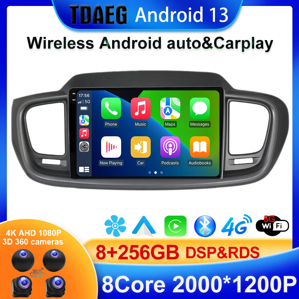 2000*1200P 256G DSP для Kia Sorento 3 2014 - 2017 Carplay Android автомобильное радио стерео Мультимедиа GPS-навигатор плеер Android 13
2000*1200P 256G DSP для Kia Sorento 3 2014 - 2017 Carplay Android автомобильное радио стерео Мультимедиа GPS-навигатор плеер Android 13
