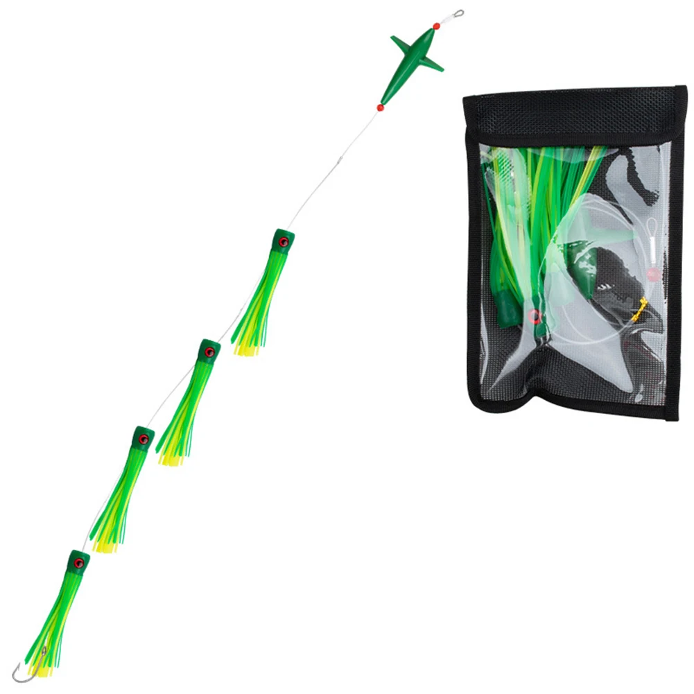 Practical Trolling Lure Bait Rig Bait Lure 1set Luminous Effect Metal+plastic More Dynamic Posture Stronger Winding Wahoo
Practical Trolling Lure Bait Rig Bait Lure 1set Luminous Effect Metal+plastic More Dynamic Posture Stronger Winding Wahoo