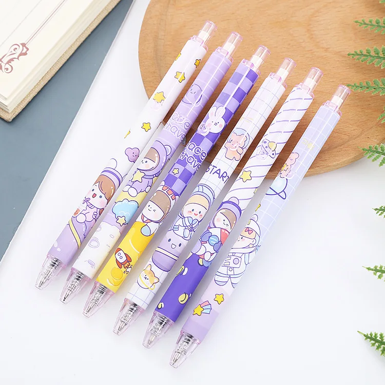 48 pcs/lot Kawaii Girl Press Gel Pen Cute 0.5mm Black Ink Signature Pens Promotional Gift Stationery School Supplies
48 pcs/lot Kawaii Girl Press Gel Pen Cute 0.5mm Black Ink Signature Pens Promotional Gift Stationery School Supplies