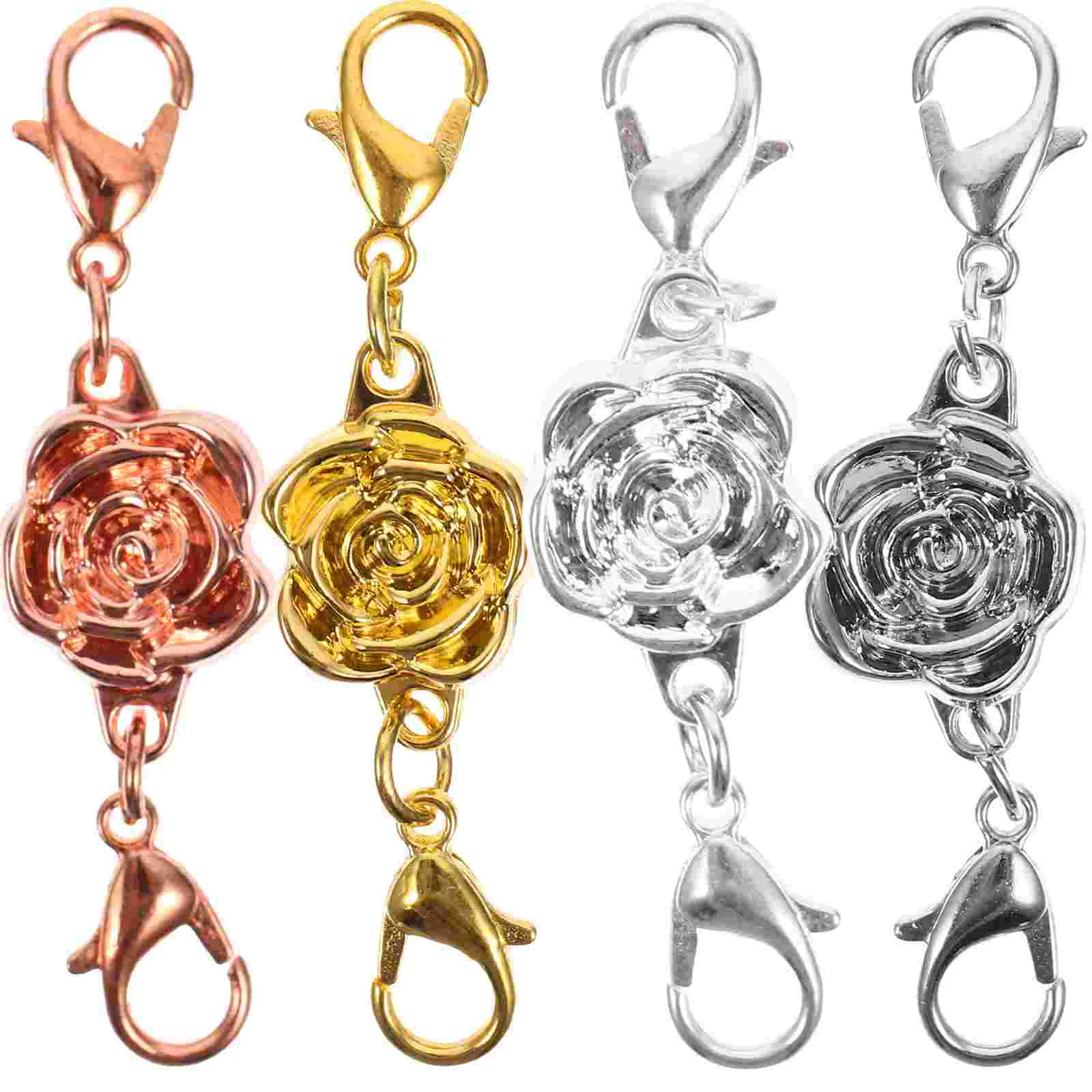 4 Pcs Connection Buckle Magnetic Hand Chain Bracelet Tool Put Jewelry Extender Clasp
4 Pcs Connection Buckle Magnetic Hand Chain Bracelet Tool Put Jewelry Extender Clasp