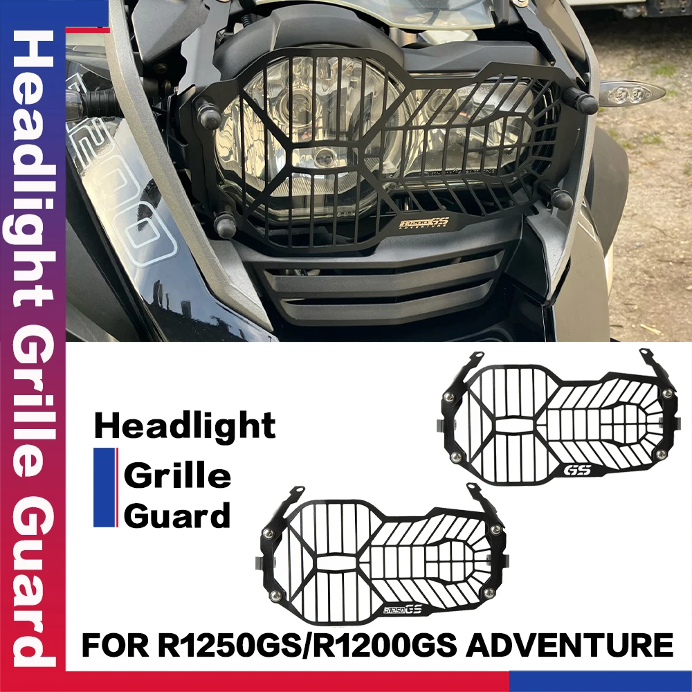 

For BMW R1250GS R1200GS R 1250 GS Adventure Motorcycle Aluminium Accessories Head Lights Grille Guard Cover Headlight Protector