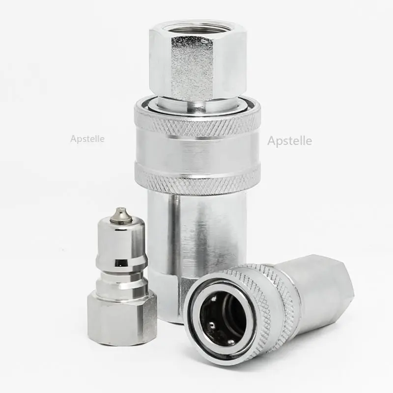 Kze Open Close Hydraulic Quick Connector Double Self Sealing Injection Molding Machine High Pressure Oil Pipe Oil Pressure Quick
Kze Open Close Hydraulic Quick Connector Double Self Sealing Injection Molding Machine High Pressure Oil Pipe Oil Pressure Quick